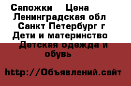 Сапожки  › Цена ­ 500 - Ленинградская обл., Санкт-Петербург г. Дети и материнство » Детская одежда и обувь   